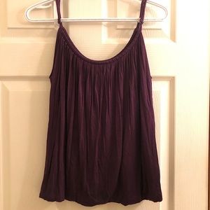 H&M Eggplant Purple Drapey Cami